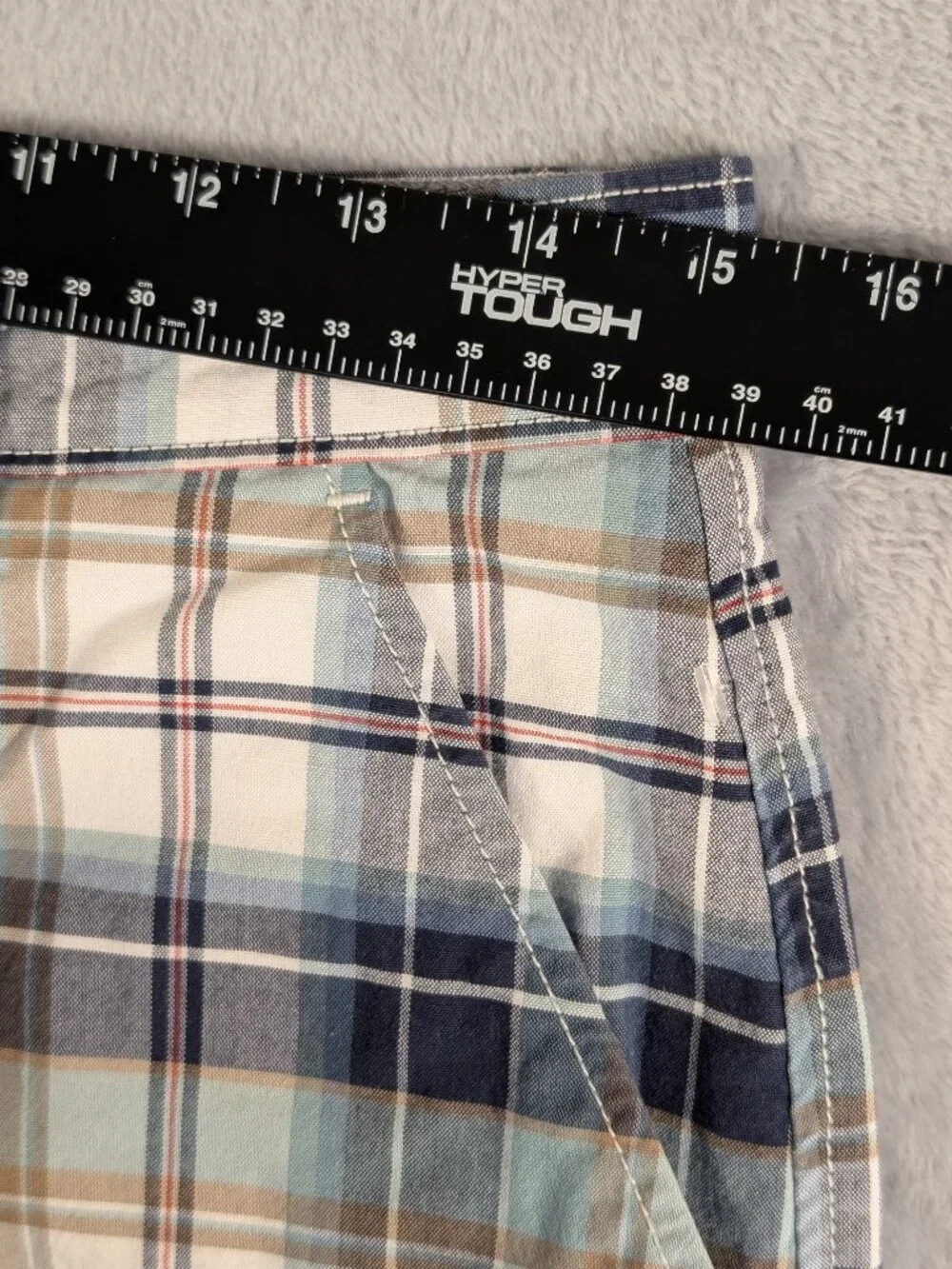 Dockers Flex Comfort Men s Plaid Chino Shorts Size 30 Preppy Collegiate Normcore
